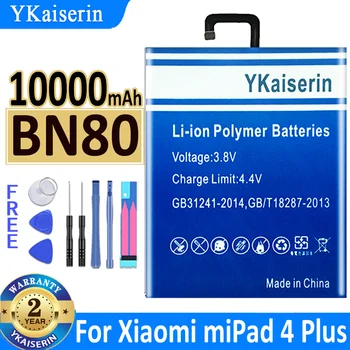 10000mAh YKaiserin Baterije BN80 80 MILIJARD Za Xiaomi Pad4 Plus Tablete 4 Pad 4 Plus MiPad4 Plus Zamenjava Bateria Visoke Kakovosti