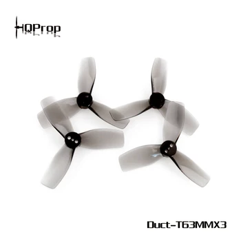 10Pairs(10CW+10CCW) HQPROP DUCT T63MMX3 Svetlo Sivi barvi, 63mm 3-Blade PC Propeler za FPV Freestyle 2.5 inch Cinewhoop Ducted brezpilotna letala