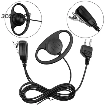 1Pcs D-type držalo za uho Slušalke Slušalke Walkie Talkie Slušalke Za MIDLAND G6/G7/G8/LXT80