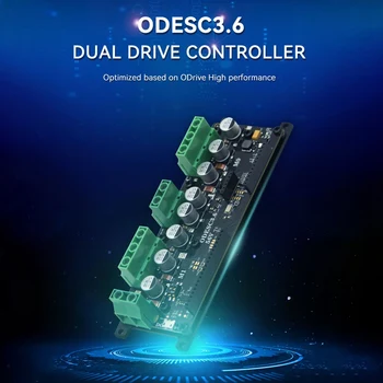 1Set ODESC3.6 Motornih Krmilnik Za Dual Drive Optimizira High-Power Motor Nadzorni Odbor Foc Bldc, Ki Temelji Na Odrive, Ki Motorni Regulator