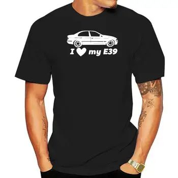 2022 Vroče Prodaje Novih moška Majica s kratkimi rokavi Moški, ki sem LJUBEZEN MOJO E39 T-shirt, Poklon Nemčiji Klasičen Avto E39 T Majica, 100% Bombaž majica s kratkimi rokavi