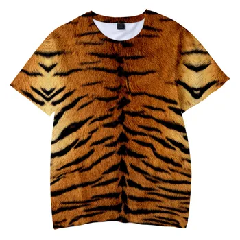 2023 Poletje Moški T-shirt Premium 3d Tiskanih Tiger Kože T Shirt Harajuku Priložnostne Kratek Rokav Tee Srajce Unisex Vrhovi