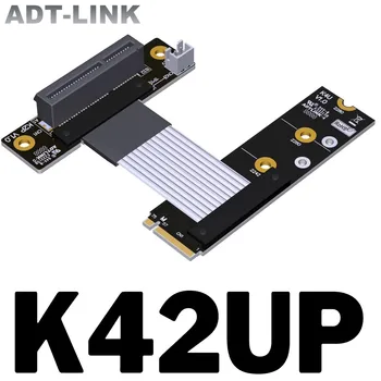 ADT-Link M. 2 NVME, da PCIe 4.0 x4 Biti Kabel M. 2 NGFF NVMe matične plošče, Grafične Kartice Razširitev 90 Kota Gen4.0 M. 2 X4 Adapter