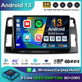 Android 13 Carplay Auto Avto Radio Za Toyota Previa XR50 3 III Estima 2006-2019 GPS Multimedijski Predvajalnik Videa Autoradio Stereo BT