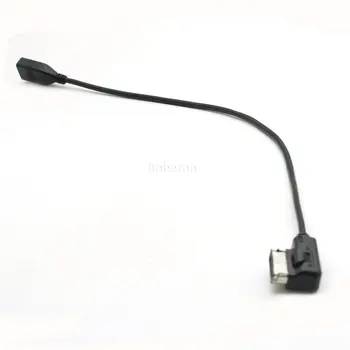 Avtomobilski Avdio AUX, USB, AUX Kabel MDI MMI AMI USB Ženski Vmesnik Adapterja Podatkov Žice za AUDI A3 A4 A4L A5 A6 A8 V5