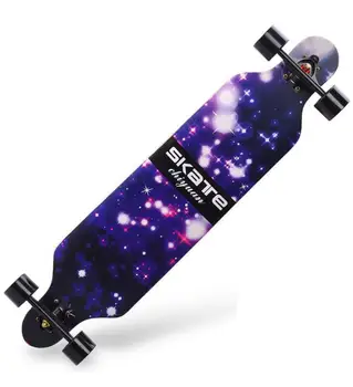 Beginnner 104 cm Aluminij Zlitine Longboard Javor Skateboard Šport Tovornjak Karton Jekla Nosijo Dolge Board Deske Skate Board