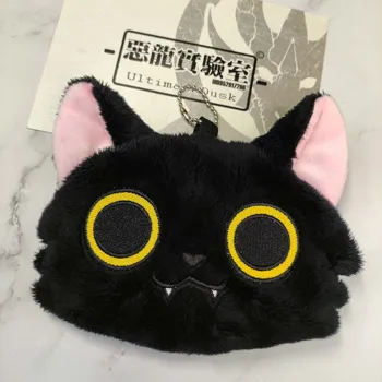Black Cat Kovanec-Prodaja-Cute Risanka Ustvarjalno Kartico Paket Kawaii Živali Obesek Dekoracijo