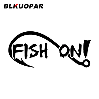 BLKUOPAR Fish Hook Avto Nalepke, Nič-dokazilo Originalno Nalepko Modi Nepremočljiva Odbijača Vetrobransko steklo Okras Avto Styling