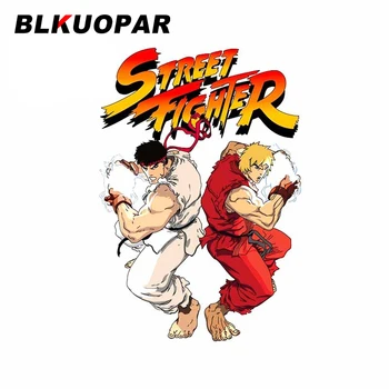 BLKUOPAR Street Fighter Okluzija Nič-Dokazilo Avto Nalepke Nepremočljiva Nalepke Avto, dodatna Oprema Primerna VAN RV JDM Dekoracijo