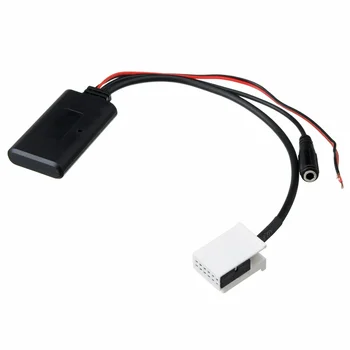 Brezžični Avto HI-fi bluetooth Audio Kabel Adapter za Mikrofon MIC AUX Predvajalnik Glasbe Za Peugeot 307 408 Za Sega