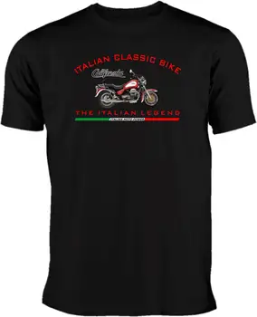 California Moto Guzzi T-majica za ljubitelje hitro Italija kolesa