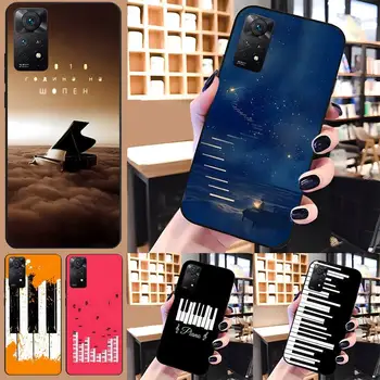 Glasba za Klavir Umetnosti Primeru Telefon Za Xiaomi Mi 9t 10t 11 11i 11x Poco M3 Pro X3 Nfc F3 Redmi 9 8 7 Fundas Shockproof Pokrov
