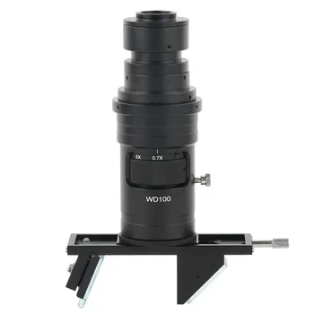 Industrijske Elektronske Video C Mount Mikroskopom Zoom Objektiv 2D 3D Veliko vidno Polje, Lupa Za 0,7 X-5X Za HDMI USB VGA Kamera
