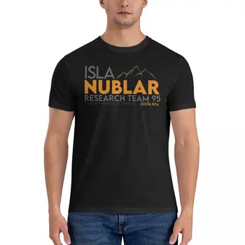 Isla Nublar Raziskovalne skupine Jurassic Svetu Odraslih, T-shirt Krog vratu T-majice, Ustvarjalna Smešno Geek Letnik Fitnes Eur Velikost