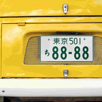 Japonski registrske Tablice Dekoracijo Številko za Tovornjak Avto Dodatki Reliefni Znakov Plushies