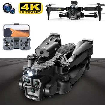 K10max Brnenje s Kamero HD 4K Tri-Fotoaparat Profesionalno Fotografiranje iz Zraka z Eno Tipko se Vrnete Ovira, Izogibanje Brnenje Quadcopter
