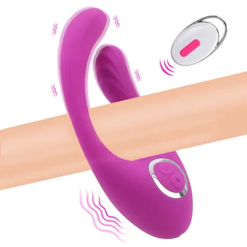 Klitoris Stimulator Spolnih Igrač za Moške Moški Dvojni Užitek Penis Vibrator Penis Prstan Jezika Lizanje Odrasle Izdelkov Petelin Obroč