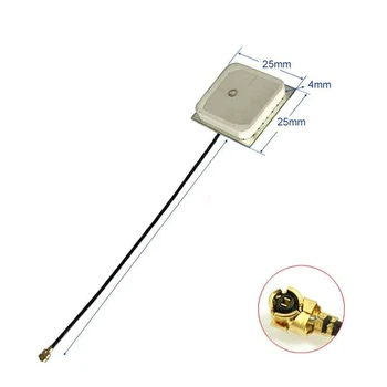 LNA ojačevalnikom gps aktivna keramični patch antena 28db visok dobiček s filter