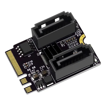 M2, Na SATA3.0 Širitev Kartico PCI-E3.0 Kartico JMB582 TIPKO A + E WIFI M. 2 SATA Širitev Sim Adapter za Potrošniško Elektroniko
