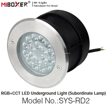 Miboxer SYS-RD1 5W SYS-RD2 9W RGB+SCT LED pod zemljo, Svetlobo na Prostem Podrejenih Lučka IP68 Vodotesen Pozornosti 2.4 G RF Control