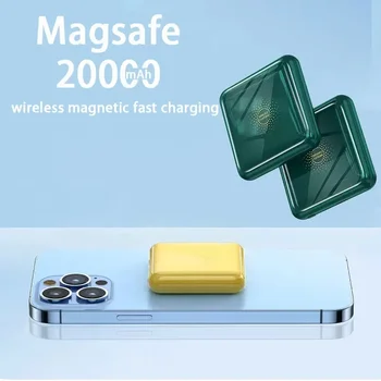 Mini Magsafe Power Bank 50000mah Majhen Prenosni Telefon Zunanje Napajanje Brezžičnega Hitro Polnjenje Magnetno Moč Banke