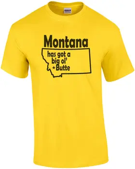 Montana je dobil velik ol' Butte - Montana T-majice