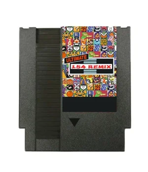 Najnovejši NES 154 v 1 Remix Game Kartuše Classic Collection 72 Pin Igra Kartice Za NES Video Igra Konzola