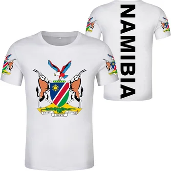 Namibija T Shirt Ime, Številko Nam T-shirt Foto Logotip Oblačila Tiskanje Besedila Brezplačno Meri, da Ne Zbledi in Ne Krekirana Tshirt Jersey Kratke