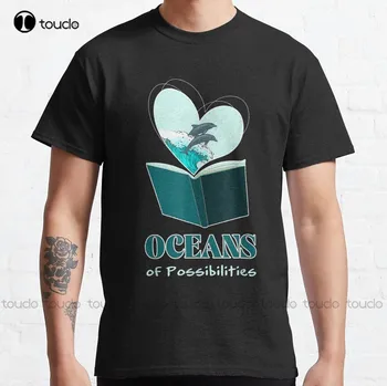 Oceani Možnosti Morske Živali, Morskega Psa Za Poletno Branje Klasičnih T-Shirt Halloween Srajce Moda Ustvarjalno Preživljanje Prostega Časa Zabavne Majice