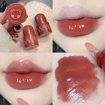 Ogledalo Vlažilne Šminke za ustnice Lip Gloss Jelly Sladke Ustnice Medu Trajno Ne Izginja Pečat Ustnice Glaze Ličila za Ženske korejski Kozmetika