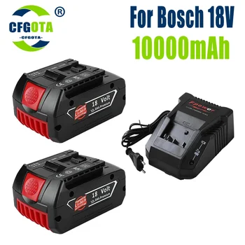Originalni Nadomestni BAT609 18 6 Volt.0Ah8.0Ah10Ah Polnilna Litij-Ionska Baterija za Bosch 18V 10Ah Pomožno Baterijo Prenosni