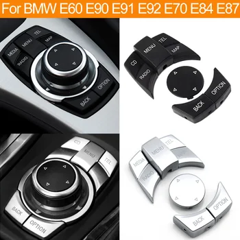 Osrednji Večpredstavnostna CIC i-Drive Control Gumb Kit Za BMW 3S, 5S X1 X5 X6 E60 E61 E81 E82 E87 E88 E84 E89 E90 E91 E92 E70 E71 E72