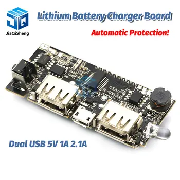 Samodejno Zaščito! Dvojno USB 5V 1A 2.1 Mobilni Moči Banke 18650 Litijeva Baterija, Polnilnik Odbor Digitalni LCD Modul za Polnjenje