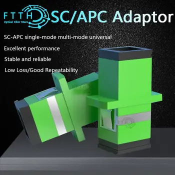 SC APC Ac Priključek Simplex SM En Način Plastična Vlakna, Optični Adapter Brezplačna Dostava