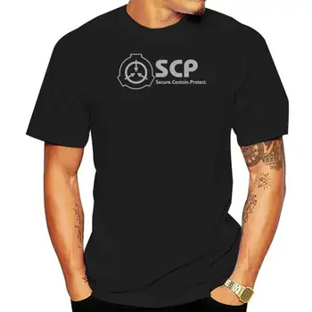 SCP temelj logo Majica s kratkimi rokavi scp fundacija za varno vsebujejo zaščito logotip scp fundacija