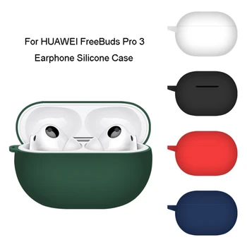 Slušalke Zaščitna Primeru Združljiv za HUAWEI FreeBuds 3 Pokrov Shockproof Lupine Stroj Stanovanj Proti Prahu Rokav Okvir