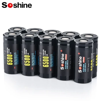 Soshine 3.2 V 6500mAh Polnilne Baterije 100% Prvotne 3.2 V 32650 6500mAh Batteries32650 LiFePO4 Baterija 2000 Zaključka Cikla