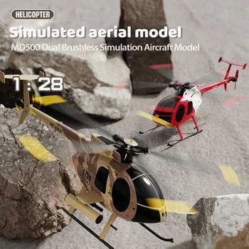 Spot Rc Nova Era 1:28 C189 Ptica Rc Helikopter Okel Md500 Dvojno Brushless Simulacijski Model 6-Osni Žiroskop Simulacija Modela Igrača