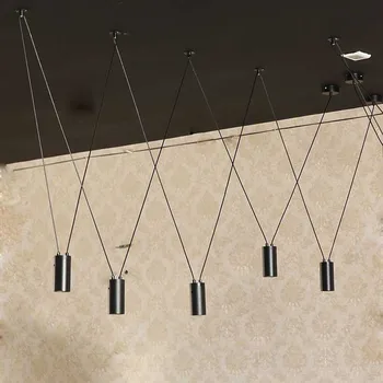 stropa viseče svetilke železa kabel, držalo za razsvetljavo stekleno kroglo kartonske lučka lustre vzmetenje luksuzni oblikovalec
