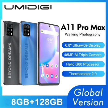 UMIDIGI A11 Pro Max Mobilni Telefon 8GB 128GB Android 11 6.8