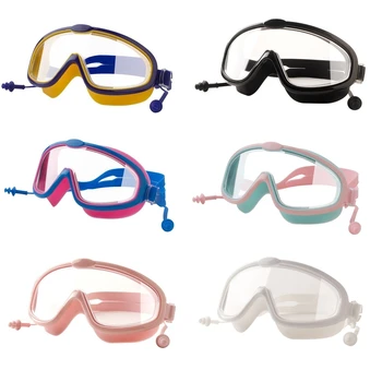 Unisex Otroci Plavanje Očala s Čepi Nepremočljiva UV Zaščito Plavati Gla