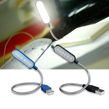 USB LED Lučka za Branje Prenosni Prilagodljiv USB Zaščito za Oči Mini Nočna Lučka za Prenosni Računalnik PC Prenosni računalniki, Namizni Namizna Svetilka