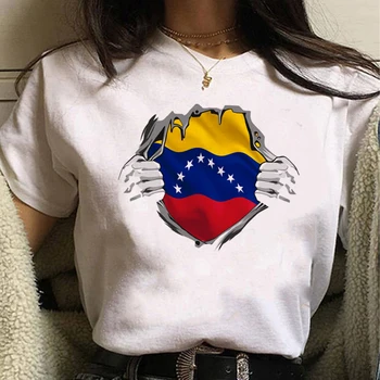 Venezuela tshirt ženske anime t shirt dekle strip letu 2000 kimono