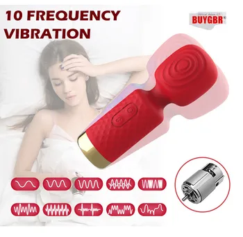 za Mini Vibrator z Ženski Klitoris Stimulator Spolnih Igrač za Ženska AV Čarobno Palico za Odrasle 18 Masturbator Siliconen Dildo Erotično