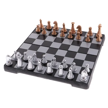 Šahovska garnitura Igre za Otroke, Odrasle, Magnetni Potni Šah šahovske Figure, Zložljiva Šah Odbor Določa Izobraževalne Otroci Igrače
